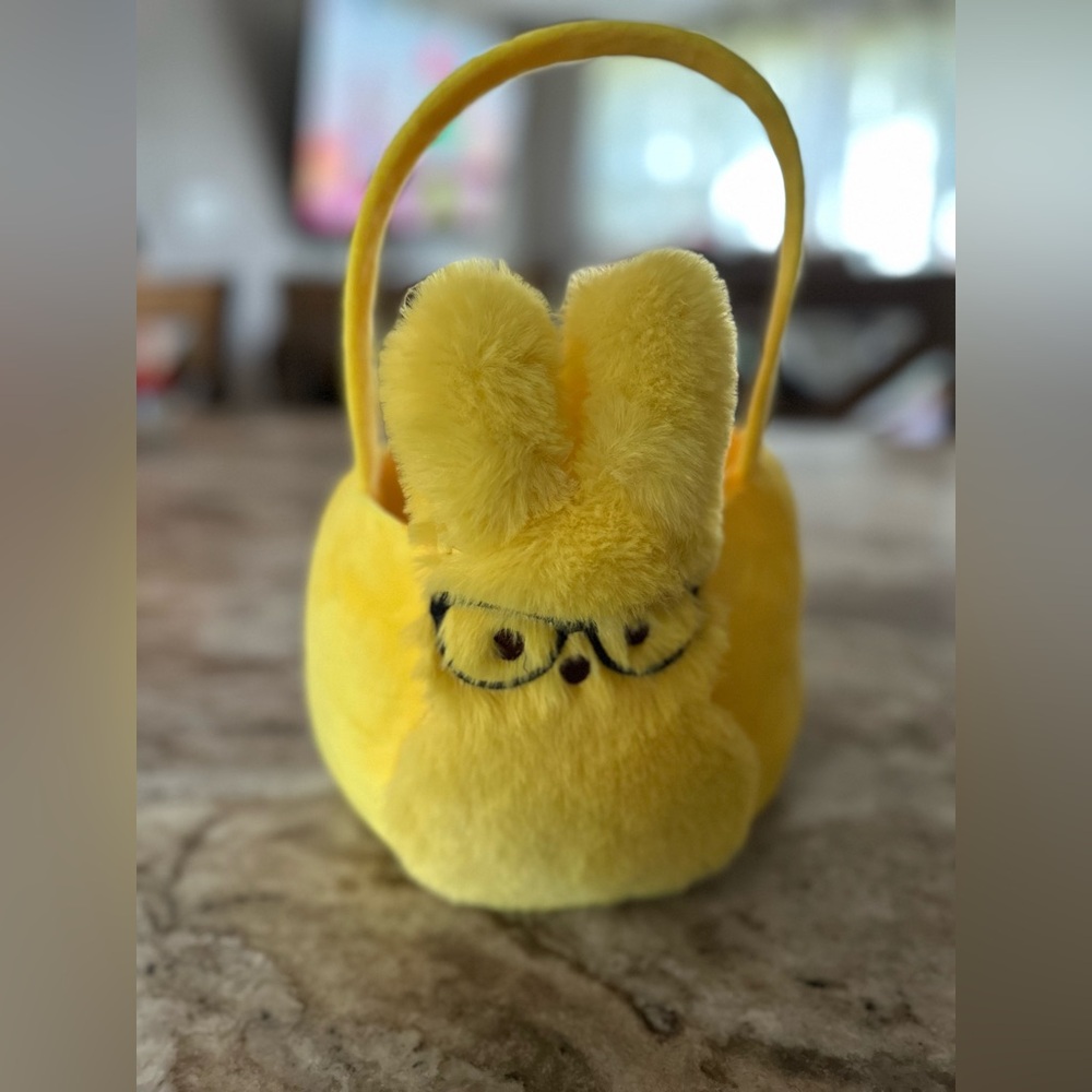 Yellow Peeps Easter basket
